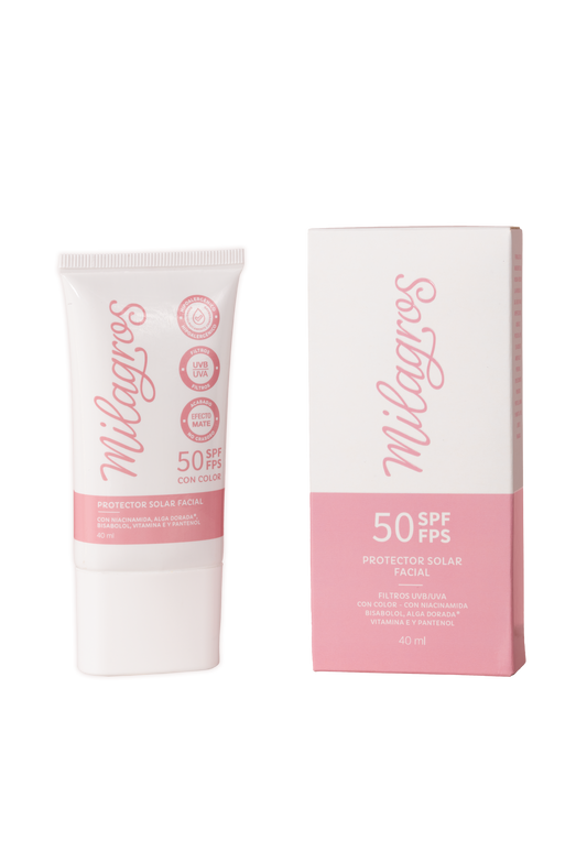 Protector Solar Facial con Color